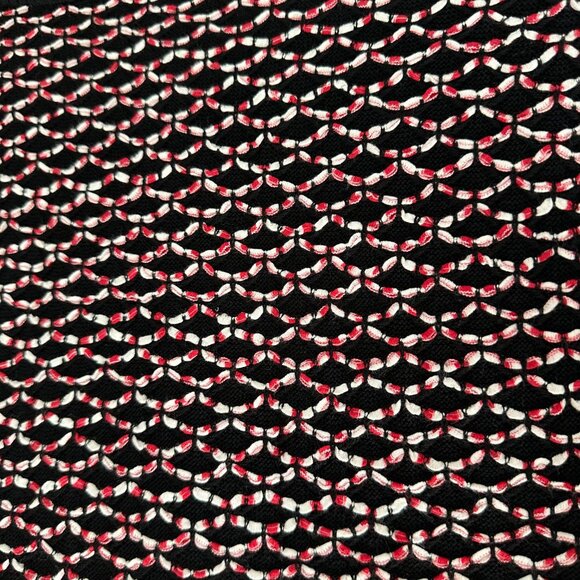 St. John Knits Regatta Caviar Tweed Knit Cardigan Jacket Wool Blend - XL - Picture 4 of 7